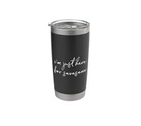 I'm Just Here for Savasana Yoga Mindfulness Stainless Steel Insulated Tumbler