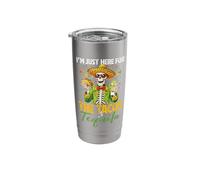 I'm Just Here for Tacos & Tequila Skeleton Cinco De Mayo Stainless Steel Insulated Tumbler