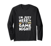 I'm Just Here for The Adult Family Video Game Night Decor Long Sleeve T-Shirt