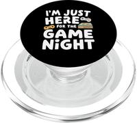 I'm Just Here For The Adult Family Video Game Night Decor PopSockets PopGrip for MagSafe