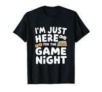I'm Just Here for The Adult Family Video Game Night Decor T-Shirt