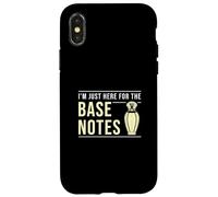 I'm Just Here For The Base Notes Funny Perfumery A Perfumer Case for iPhone X/XS