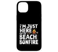 I'm Just Here for the Beach Bonfire Ocean Sunset Campfire Case for iPhone 14 Plus