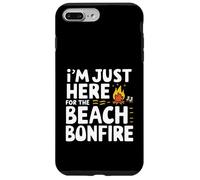 I'm Just Here for the Beach Bonfire Ocean Sunset Campfire Case for iPhone 7 Plus/8 Plus