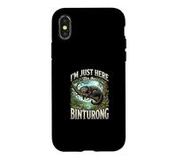 Im Just Here For The Binturong Bearcat Case for iPhone X/XS