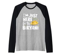 I'm Just Here for The Biryani Indian Rice Dish Spice Recipe Raglan Baseball Tee