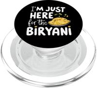 I'm Just Here for the Biryani Spicy Indian Food Rice Dish PopSockets PopGrip for MagSafe