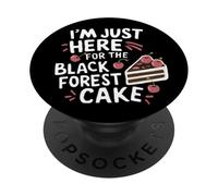I'm Just Here for the Black Forest Cake German Pastry Chef PopSockets Adhesive PopGrip