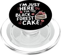 I'm Just Here for the Black Forest Cake German Pastry Chef PopSockets PopGrip for MagSafe