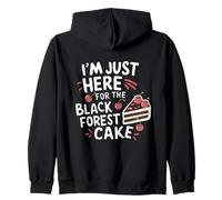 I'm Just Here for the Black Forest Cake German Pastry Chef Zip Hoodie
