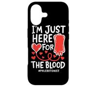 I'm Just Here For The Blood Nurse Needles Draw Phlebotomist Case for iPhone 17