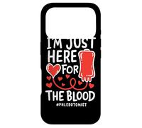 I'm Just Here For The Blood Nurse Needles Draw Phlebotomist Case for iPhone 17 Pro