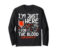 I'm Just Here for The Blood Vampire Halloween Long Sleeve T-Shirt