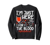 I'm Just Here for The Blood Vampire Halloween Sweatshirt