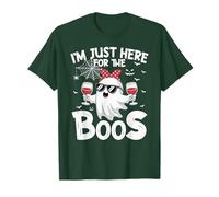 I'm Just Here for The Boos Funny Scary Ghost Halloween Women T-Shirt