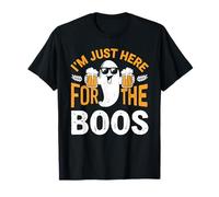 I'm Just Here For The Boos Ghost Funny Halloween Costume T-Shirt