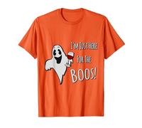 I'm Just Here for The Boos T-Shirt, Men, Orange, Small