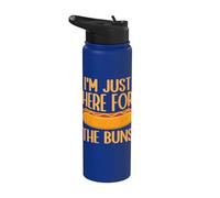 I'm Just Here for The Buns Stainless Steel Insulated Water Bottle