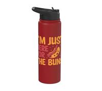 I'm Just Here for The Buns Stainless Steel Insulated Water Bottle