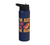 I'm Just Here for The Buns Stainless Steel Insulated Water Bottle