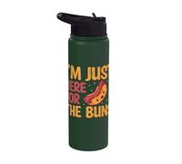 I'm Just Here for The Buns Stainless Steel Insulated Water Bottle