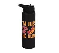 I'm Just Here for The Buns Stainless Steel Insulated Water Bottle