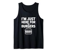 I'm Just Here for The Burgers Funny Foodie Humor Tank Top