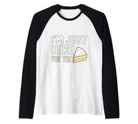 I'm Just Here for The Cake Frosting Decorating Kit Party Raglan Baseball Tee
