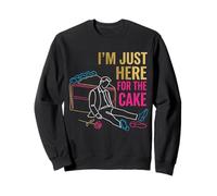 I'm Just Here For The Cake Funny Wedding Guest Sweatshirt