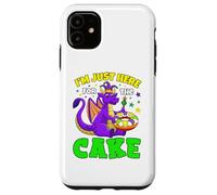 I'm just here for the Cake - Mardi Gras 2024 outfit for kids Case for iPhone 11