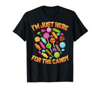 I'm Just Here for The Candy Funny Halloween Pun T-Shirt