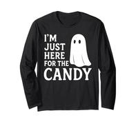 I'm Just Here for The Candy Funny Low Budget Costume Long Sleeve T-Shirt