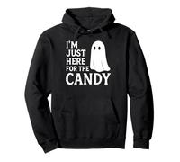 I'm Just Here For The Candy Funny Low Budget Costume Pullover Hoodie