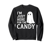 I'm Just Here For The Candy Funny Low Budget Costume Sweatshirt