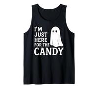 I'm Just Here for The Candy Funny Low Budget Costume Tank Top