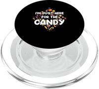 I'm Just Here For The Candy Halloween Candy Shirt Food Humor PopSockets PopGrip for MagSafe