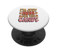 I'm Just Here For The Candy Halloween PopSockets Adhesive PopGrip