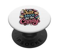 I'm Just Here For The Candy Halloween PopSockets Adhesive PopGrip