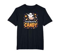 I'm Just Here for The Candy T-Shirt, Men's Big and Tall, Black, 4X Tall