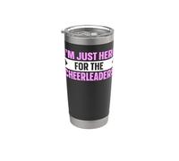 I'm Just Here for The Cheerleaders Stainless Steel Insulated Tumbler