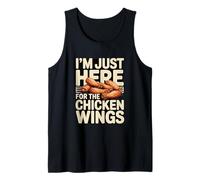 I'm Just Here for The Chicken Wings Funny Tank Top