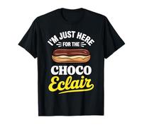 I'm Just Here for The Choco Eclair Retro French Pastry T-Shirt