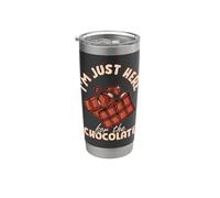 I'm Just Here for The Chocolate Chocoholic Cocoa Stainless Steel Insulated Tumbler