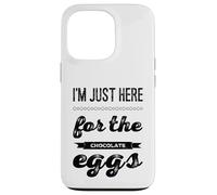 I'm just here for the chocolate eggs Easter chocolate puns Case for iPhone 13 Pro