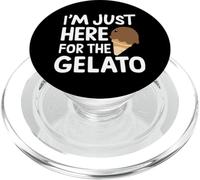 I'm Just Here for the Chocolate Gelato Italian Ice Cream PopSockets PopGrip for MagSafe