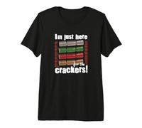 I'm Just Here for The Christmas Crackers Premium T-Shirt