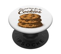 I'm Just Here For The Cookies - Funny Baking Cookie Lover PopSockets Adhesive PopGrip