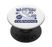 I'm Just Here For The Corn Dogs State Fair Corndog Lover PopSockets Adhesive PopGrip