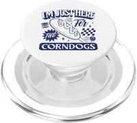 I'm Just Here For The Corn Dogs State Fair Corndog Lover PopSockets PopGrip for MagSafe