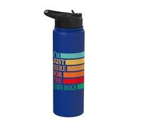 I'm Just Here for The Corn Dogs State Fair Corndog Lover Stainless Steel Insulated Water Bottle